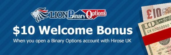 Binary options account opening bonus